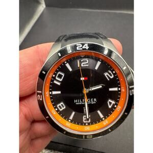 Tommy Hilfiger Men's Sport Blake Black Dial Watch TH.184.1.27.1271 Black Band